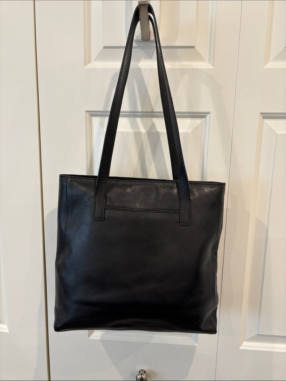 Patricia Nash Black Genuine Leather Tote Bag